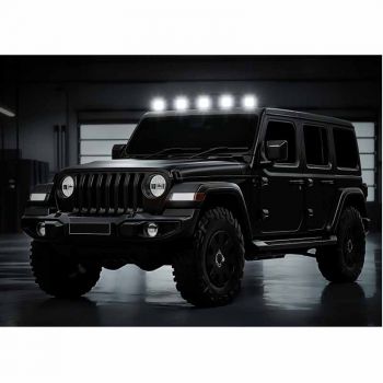 Προβολέας Εργασίας Τετράγωνος Mini 7-F 29 LED 9-40 Volt 90W 9000lm 6500k LΕDΒΑR-003 1 Τεμάχιο