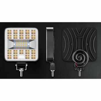 Προβολέας Εργασίας Τετράγωνος Mini 7-F 29 LED 9-40 Volt 90W 9000lm 6500k LΕDΒΑR-003 1 Τεμάχιο