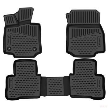 ΠΑΤΑΚΙΑ ΣΕ ΣΚΑΦΗ TPE ΛΑΣΤΙΧΟ ΓΙΑ TOYOTA VENZA (II) 2020+ ΣΕ ΜΑΥΡΟ ΧΡΩΜΑ NOVLINE - 4 ΤΕΜ.