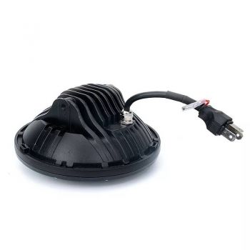 Μπροστινά Φανάρια Set Για Jeep Wrangler 96+ / Mercedes-Benz G-Class W463 / Hummer H1/H2 / Harley-Davidson Led Angel Eyes / DRL Projectors Μαύρα 13 led 2 Τεμάχια