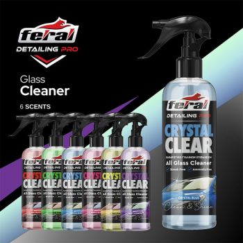 Καθαριστικό Τζαμιών Crystal Blue Feral Detailing Pro 750ml 1 Τεμάχιο