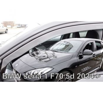 ΑΝΕΜΟΘΡΑΥΣΤΕΣ ΓΙΑ BMW ΣΕΙΡΑ 1 F70 5D 2024+ ΣΕΤ ΑΥΤΟΚΙΝΗΤΟΥ ΑΠΟ ΕΥΚΑΜΠΤΟ ΦΙΜΕ ΠΛΑΣΤΙΚΟ HEKO - 4 ΤΕΜ