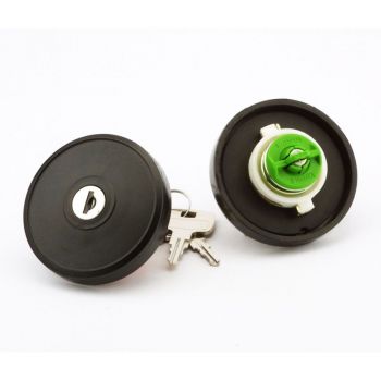 ΤΑΠΑ ΒΕΝΖΙΝΗΣ / ΠΕΤΡΕΛΑΙΟΥ ΜΕ ΚΛΕΙΔΙ ΓΙΑ ALFA ROMEO GIULIA - GIULIA GT 1962-1982 - GIULIA 1962-1977 ΣΕ ΜΑΥΡΟ ΧΡΩΜΑ FARMA - 1 τεμ.