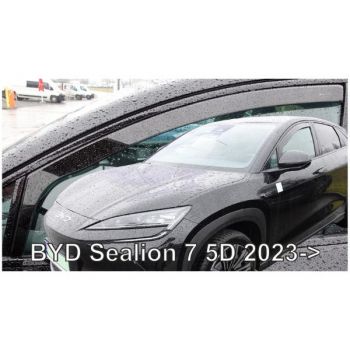 ΑΝΕΜΟΘΡΑΥΣΤΕΣ ΓΙΑ BYD 7 5D 2023+ ΖΕΥΓΑΡΙ ΑΠΟ ΕΥΚΑΜΠΤΟ ΦΙΜΕ ΠΛΑΣΤΙΚΟ HEKO - 2 ΤΕΜ.