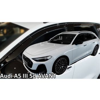 ΑΝΕΜΟΘΡΑΥΣΤΕΣ ΓΙΑ AUDI A5 3 (B10) 5D 2024+ ΣΕΤ ΑΥΤΟΚΙΝΗΤΟΥ ΑΠΟ ΕΥΚΑΜΠΤΟ ΦΙΜΕ ΠΛΑΣΤΙΚΟ HEKO - 4 ΤΕΜ.