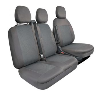 ΚΑΛΥΜΜΑΤΑ ΚΑΘΙΣΜΑΤΩΝ ΚΑΙ ΠΡΟΣΚΕΦΑΛΑ ΓΙΑ 3 ΣΕΙΡΕΣ ΘΕΣΕΩΝ ΣΕ ΓΚΡΙ ΣΚΟΥΡΟ ΧΡΩΜΑ SEDILI SET LARGE LAMPA - 1 ΤΕΜ.