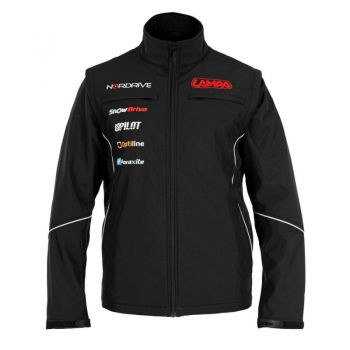 ΜΠΟΥΦΑΝ/ΤΖΑΚΕΤ ΜΑΚΡΥΜΑΝΙΚΟ LAMPA (XXL) ΣΕ ΜΑΥΡΟ ΧΡΩΜΑ ΜΕ ΑΠΟΣΠΩΜΕΝΑ ΜΑΝΙΚΙΑ