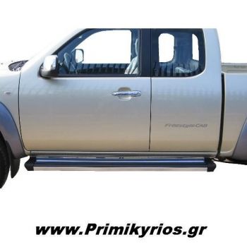 Σκαλοπάτι Αλουμινίου με Αντιολισθητικό Πάτημα και Γυαλιστερή Ανοδίωση Mazda BT50 2007+