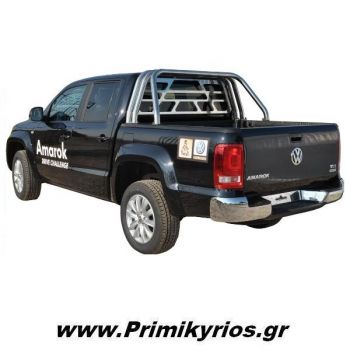 Roll Bar VW Amarok 2010+ Τριών Σκελών Επίπεδη Σχάρα