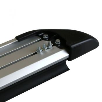 Πλαινά Σκαλοπάτια APA (Silver-203cm) 2 Τεμάχια Αλουμινίου Χωρίς Βάσεις
