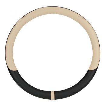 ΚΑΛΥΜΜΑ ΤΙΜΟΝΙΟΥ ΦΟΡΤΗΓΟΥ NOBLE ΔΕΡΜΑΤΙΝΗ ΜΑΥΡΟ/ΜΠΕΖ (L) 46-48cm ΠΑΧΟΥΣ 10cm 1ΤΕΜ. LAMPA