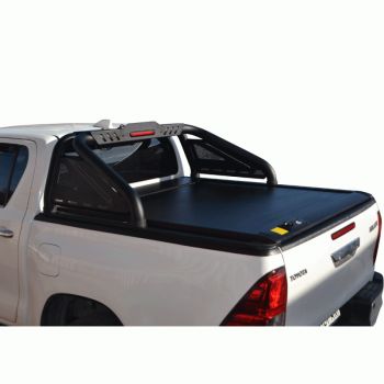 ΚΑΠΑΚΙ ΚΑΡΟΤΣΑΣ ΡΟΛΟ ΑΛΟΥΜΙΝΙΟΥ ΜΕ LED ROLL-BAR ΔΥΟ ΣΚΕΛΩΝ TEK 2 MAX 9080 ROLL+RB 428BL-LED TOYOTA HILUX REVO 2016+ & HILUX 2021+