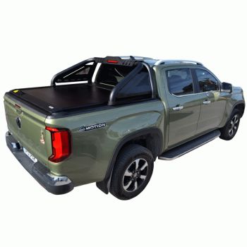 ΚΑΠΑΚΙ ΚΑΡΟΤΣΑΣ ΡΟΛΟ ΑΛΟΥΜΙΝΙΟΥ ΜΕ LED ROLL-BAR ΔΥΟ ΣΚΕΛΩΝ TEK 2 MAX 9080 ROLL+RB 428BL-LED VW AMAROK LIFE/STYLE 2023+