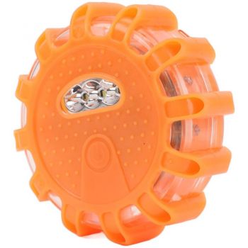 Φάρος LED Ασφαλείας με Κόκκινο &amp; Λευκό Φως, Επαναφορτιζόμενος USB, με Μαγνήτη και Γάντζο