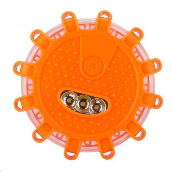 Φάρος LED Ασφαλείας με Κόκκινο &amp; Λευκό Φως, Επαναφορτιζόμενος USB, με Μαγνήτη και Γάντζο