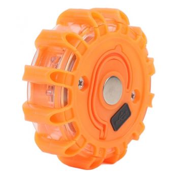 Φάρος LED Ασφαλείας με Κόκκινο &amp; Λευκό Φως, Επαναφορτιζόμενος USB, με Μαγνήτη και Γάντζο