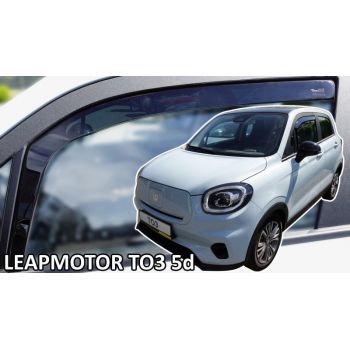 Heko - Ανεμοθραύστες Παραθύρων Για Leapmotor T03 2020 > 5πορτο υλικό Acrylic Χρώμα Φιμέ - 2 τεμ. (ΑΝΕΜ.29119)