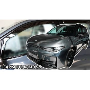 Heko - Ανεμοθραύστες Παραθύρων Για Leapmotor C10 2024 > 5πορτο υλικό Acrylic Χρώμα Φιμέ - 4 τεμ. (ΑΝΕΜ.SET29122)