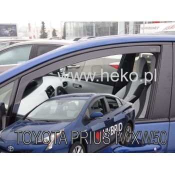 Heko - Ανεμοθραύστες Παραθύρων Για Toyota Prius (XW50) 2016 > 2022 5πορτο υλικό Acrylic Χρώμα Φιμέ - 2 τεμ. (ΑΝΕΜ.29646)