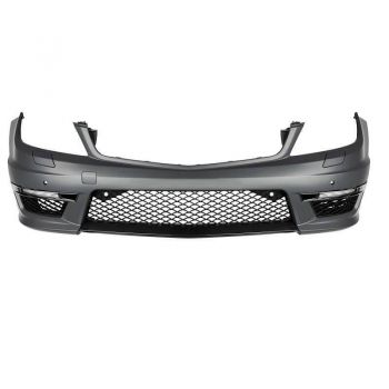 Μπροστινός Προφυλακτήρας Για Mercedes-Benz C-Class W204 07-14 Amg 63 Facelift Look Με DRL