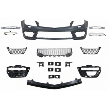 Μπροστινός Προφυλακτήρας Για Mercedes-Benz C-Class W204 07-14 Amg 63 Facelift Look Με DRL