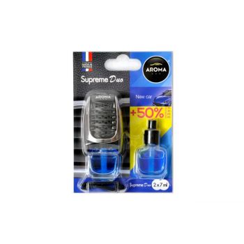 Amio – Αρωματικό Αεραγωγού Aroma Supreme Duo New Car +50% για Φρεσκάδα & Καθημερινή Χρήση – 1 Τεμ. (A92518/AM)