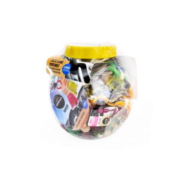 Amio – Αρωματικά Αυτοκινήτου Aroma Wood σε Βαζάκι Display 60 Τεμ. για Φρεσκάδα & Καθημερινή Χρήση – Σετ 60 Τεμ. (A92216/AM)