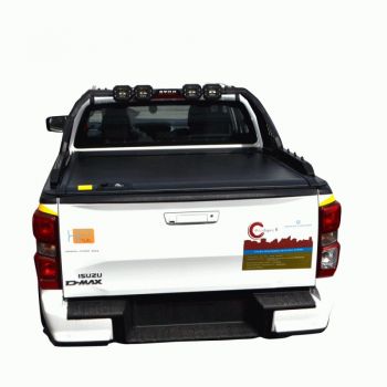ΚΑΠΑΚΙ ΚΑΡΟΤΣΑΣ ΡΟΛΟ ΑΛΟΥΜΙΝΙΟΥ ΜΕ 4LED ROLL-BAR TEK 2 MAX 9080 ROLL+RB 431LED ISUZU D-MAX 2021+