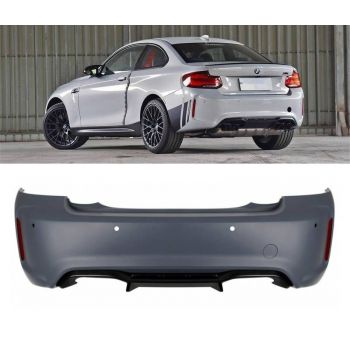 Πισινός Προφυλακτήρας Για Bmw 2 F22 Coupe F23 Cabrio (2014-2017) M2 Competition Look From Abs Plastic