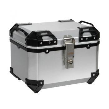 Lampa – Βαλιτσάκι Μοτοσυκλέτας T-Box 35L Ασημί για Ασφαλή Μεταφορά Εξοπλισμού με Σύστημα Γρήγορης Απελευθέρωσης – 1 Τεμ. (9166.6-LM)