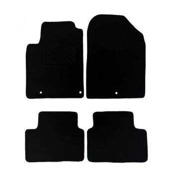 Πατάκια Αυτοκινήτου Μοκέτα Για Hyundai i30 2017- Black 4 Pieces