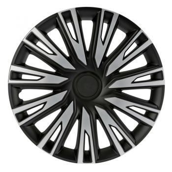Lampa - Τάσια Shinku Silver/Black 14'' Tech-One σε Μαύρο/Ασημί Χρώμα για Σιδερένιες Ζάντες Αυτοκινήτου από ABS - Σετ 4 Τεμ. (L3145.1)