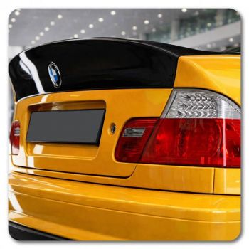 Αεροτομή Πορτ Παγκάζ Για Bmw 3 E46 99-05 Sedan CSL Look Γυαλιστερή Μαύρη Από Abs Πλαστικό