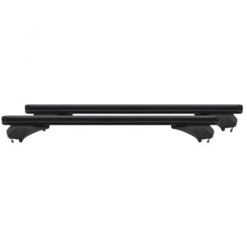 MENABO ΜΠΑΡΕΣ ΑΛΟΥΜΙΝΙΟΥ SONIC BLACK XL 130 cm ΣΕ ΜΑΥΡΟ ΧΡΩΜΑ ΓΙΑ Toyota Rush (F800/F850) 5 doors 2018> ΜΕ FLUSH RAILS - 2 ΤΕΜ. (14690/MB)