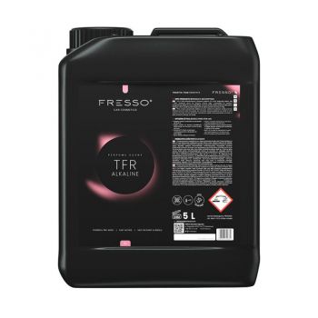 Fresso - Συμπυκνωμένο Καθαριστικό Πρόπλυσης Αυτοκινήτου TFR Alkaline 5 L για Βαφή, Ζάντες και Ελαστικά με Αραίωση έως 1:20 - 1 Τεμ. (390662/FRE)