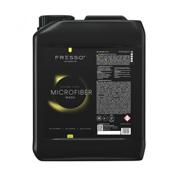 Fresso - Εξειδικευμένο Καθαριστικό Πλύσης Πανιών Μικροΐνας Microfiber Wash 5 L για Πετσέτες, Applicators και Pads Γυαλίσματος - 1 Τεμ. (390501/FRE)