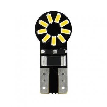 Lampa T10 12V W2,1x9,5d 180lm HYPER-LED 18 ΛΕΥΚΟ (CAN-BUS- ΔΙΠΛΗΣ ΠΟΛΙΚΟΤΗΤΑΣ-ΚΑΡΦΩΤΟ) BLISTER 2ΤΕΜ.