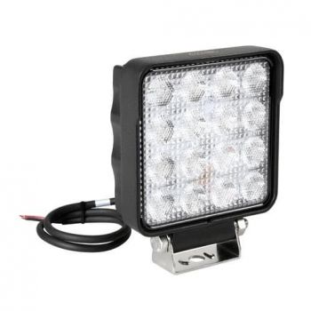 Lampa ΠΡΟΒΟΛΕΑΣ URAN WL-6 10/30V 16LED 3120LM 6.000K ΚΑΡΦΙ  ΑΔΙΑΒΡΟΧΟΣ 110x110mm 1ΤΕΜ.