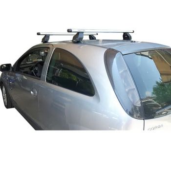 MENABO Kit Μπάρες Αλουμινίου - Πόδια για Opel Corsa C 1993-2006.