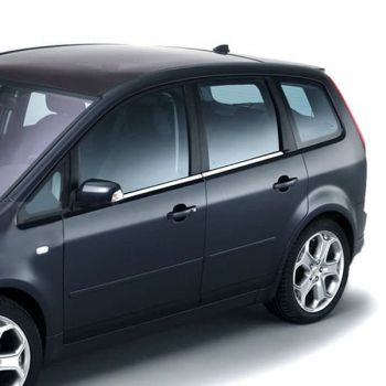 S-dizayn FORD C-MAX 2003>2010 TRIM ΜΑΡΚΕ ΠΑΡΑΘΥΡΩΝ ΑΥΤΟΚΟΛΛΗΤΑ ΧΡΩΜΙΟΥ 4ΤΕΜ.