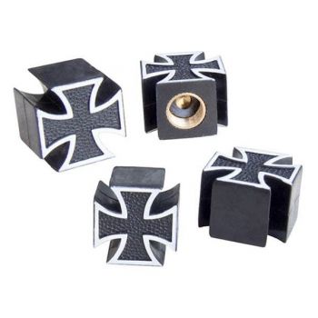 Simoni Racing ΚΑΠΑΚΙΑ ΒΑΛΒΙΔΩΝ CLACK CROSS ΜΑΥΡΟΣ ΣΤΑΥΡΟΣ 4ΤΕΜ.