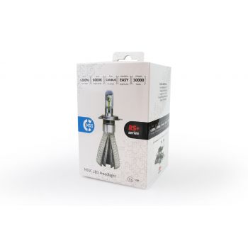 H7 RS+ - SLIM SERIES 12/36V- 50W - LUXEON ZES 6X4W-6000K-3500lm (ΨΥΚΤΡΑ ΛΕΠΙΔΕΣ ΦΤΕΡΟΥ) - 2 ΤΕΜ