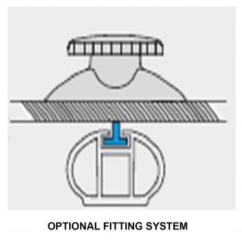 ΜΠΑΓΚΑΖΙΕΡΑ ΟΡΟΦΗΣ MENABO MANIA 580 (ΜΑΥΡΗ/ΓΥΑΛΙΣΤΕΡΗ - 225X89X37) & ΠΡΟΑΙΡΕΤΙΚΟΣ ΣΥΝΔΕΣΜΟΣ