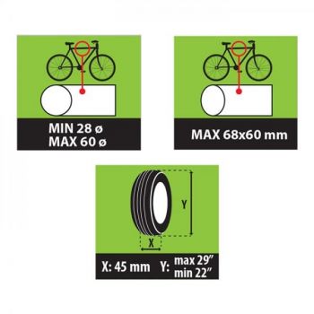 ΒΑΣΗ ΠΟΔΗΛΑΤΟΥ ΟΡΟΦΗΣ HUGGY (ΧΩΡΙΣ ΚΛΕΙΔΑΡΙΑ) MENABO