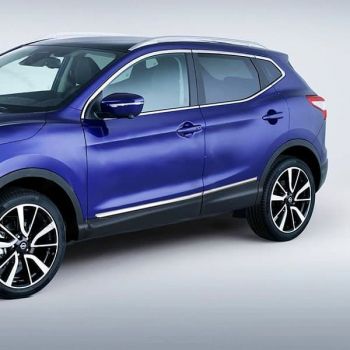 NISSAN QASHQAI 5D 2014+ ΠΡΟΣΤΑΤΕΥΤΙΚΗ ΦΑΣΑ ΠΟΡΤΑΣ ΠΛΑΣΤΙΚΟ ΧΡΩΜΙΟ 8ΤΕΜ.