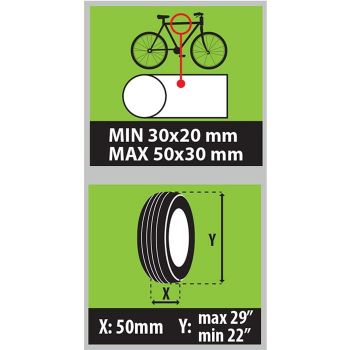 Βάση Ποδηλάτου Οροφής JUZA