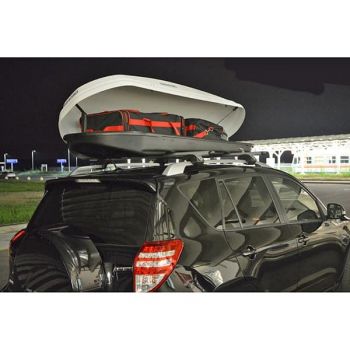 ΜΠΑΓΚΑΖΙΕΡΑ ΟΡΟΦΗΣ MENABO DIAMOND 450 (ΛΕΥΚΗ/ΓΥΑΛΙΣΤΕΡΗ/450 LT/163X90,7X36) & ΠΡΟΑΙΡΕΤΙΚΟΣ ΣΥΝΔΕΣΜΟΣ