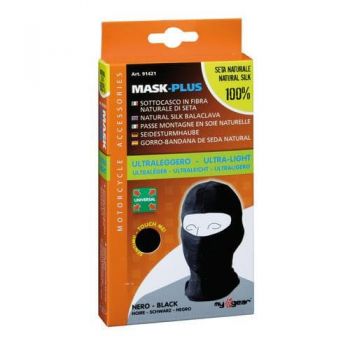 ΜΠΑΛΑΚΛΑΒΑ MASK-PLUS ΜΑΥΡΗ 100% SILK (ΜΕΤΑΞΩΤΗ)