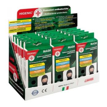 ΜΠΑΛΑΚΛΑΒΑ MASK ΜΑΥΡΗ ΑΝΤΙΒΑΚΤΗΡΙΔΙΑΚΗ 1ΤΕΜ.