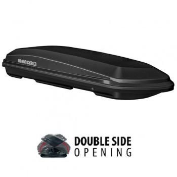 ΜΠΑΓΚΑΖΙΕΡΑ ΟΡΟΦΗΣ MENABO DIAMOND 450 DUO DARK (ΜΑΥΡΗ/ΜΑΤ - 163X90,7X36) & ΠΡΟΑΙΡΕΤΙΚΟΣ ΣΥΝΔΕΣΜΟΣ